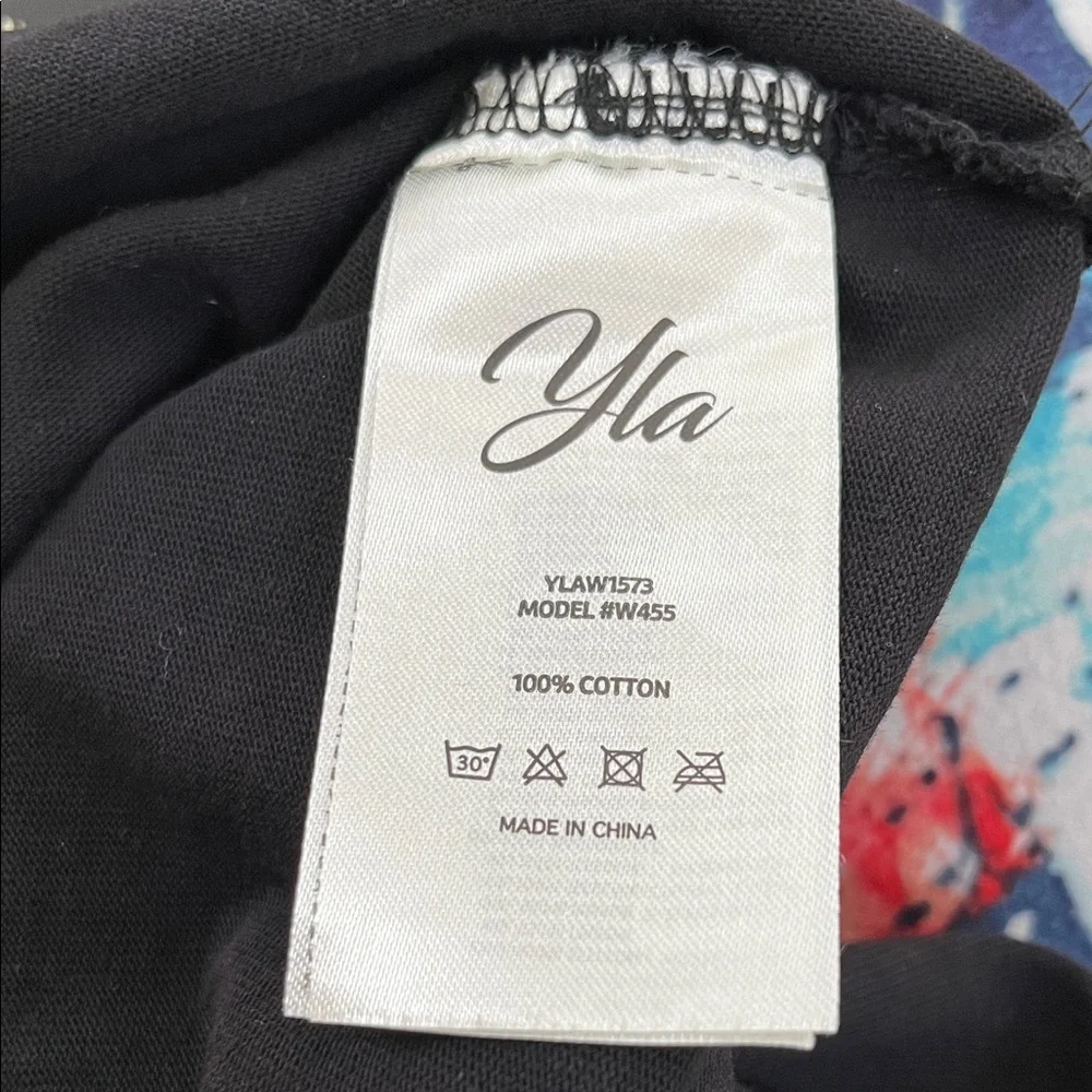 YoungLA black Cropped Tshirt - Picture 3 of 4